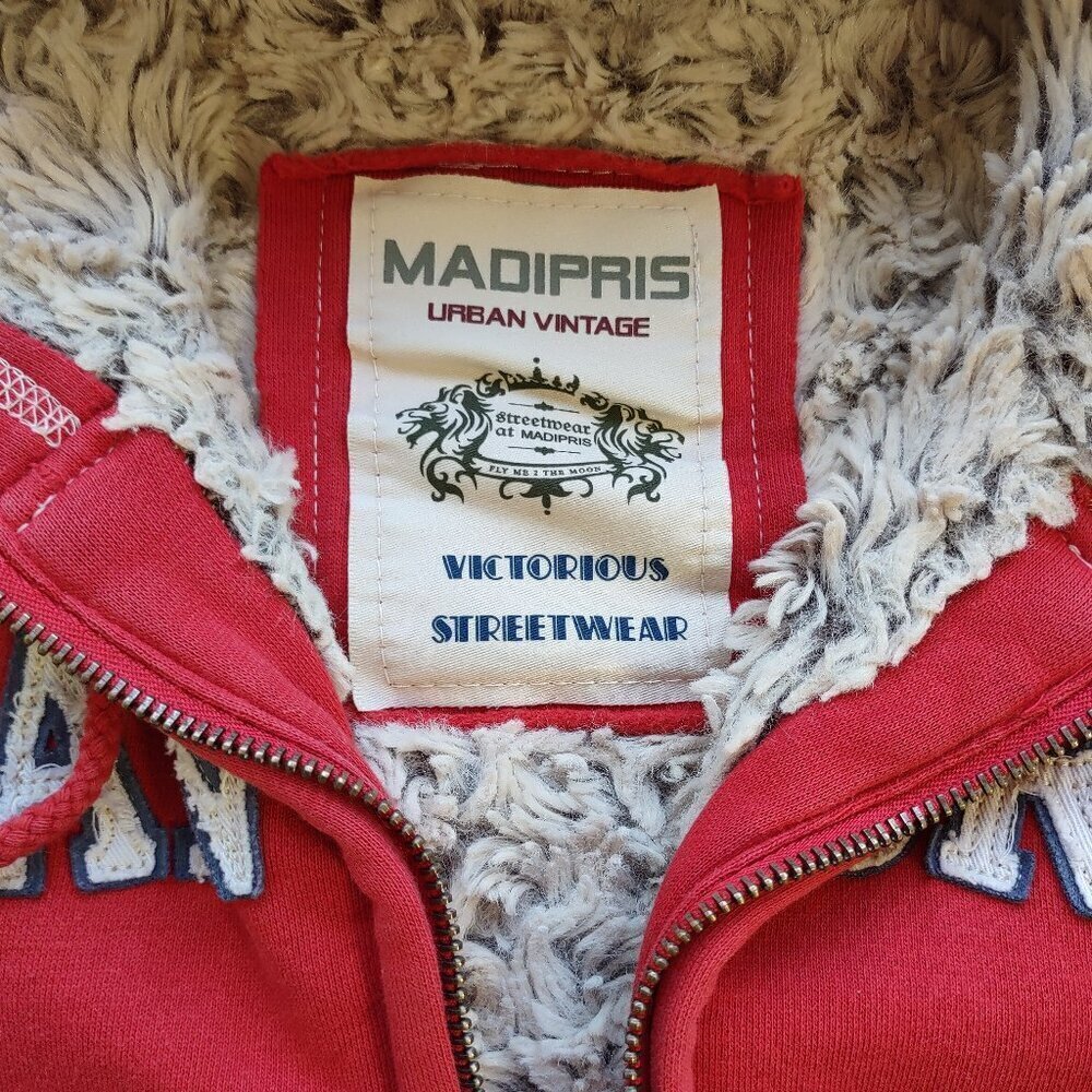 South Beach Hoodie Sweatshirt Madipris Distressed Streetwear Grunge *Teen Large - Picture 9 of 12
